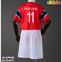 Norway Jorgen Strand Larsen #11 Replica Home Minikit World Cup 2026 Short Sleeve (+ pants)